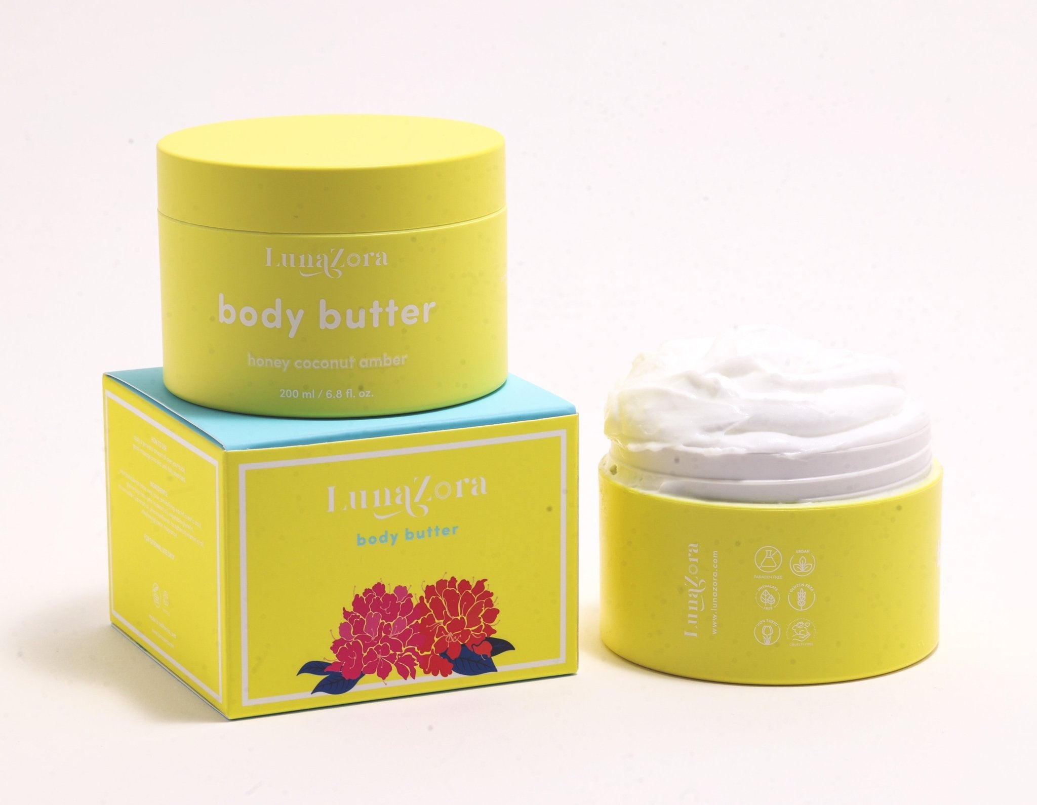 Honey Coconut Amber Body Butter - LunaZora