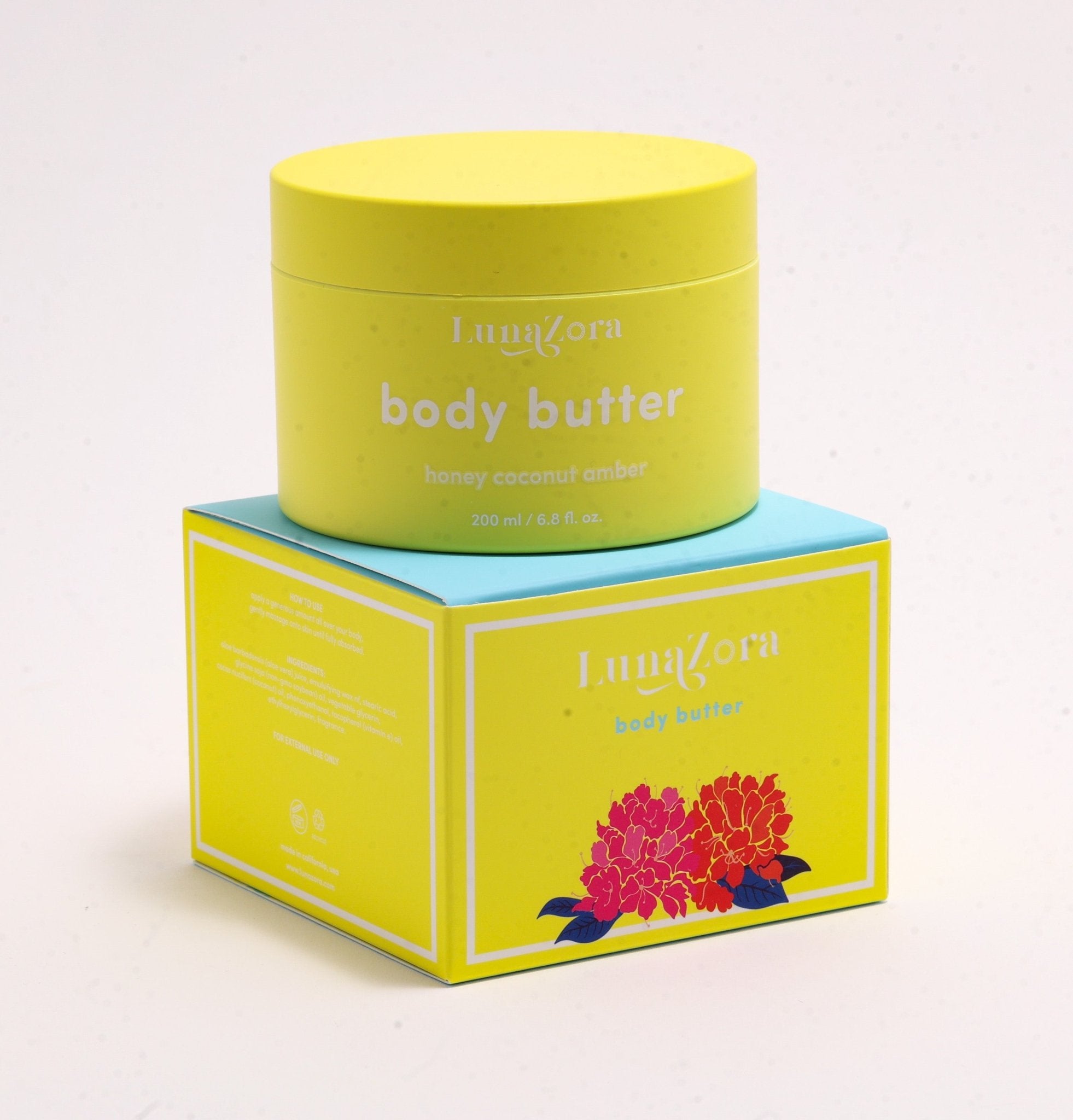 Honey Coconut Amber Body Butter - LunaZora